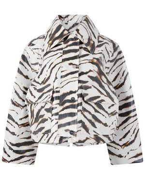 Ganni Canvas Barn Jacket - White