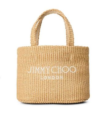 Jimmy Choo Straw Bag - Metallic