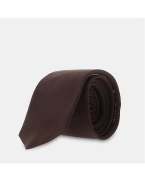 Gucci Silk Tie - Brown