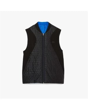 Lacoste Reversible Quilted Sports Vest - Black