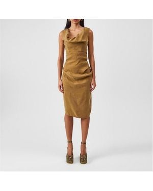 Vivienne Westwood Ginnie Pencil Maxi Dress - Brown