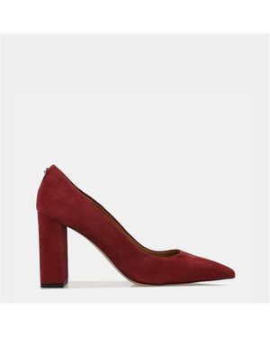 BOSS Janet Block Court Shoes - Red