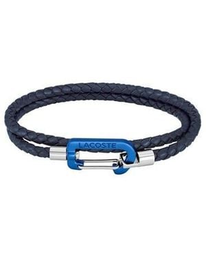 Lacoste Matt Double Wrap Bracelet - Blue