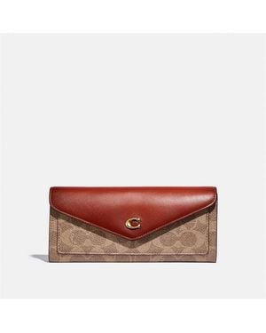 COACH Softwyn Wallet - Red