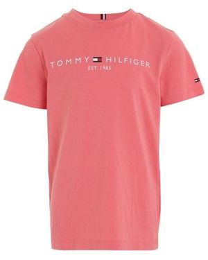 Tommy Hilfiger Classic Cotton Crew-Neck T-Shirt - Pink