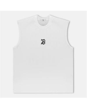 28 CLUB Mesh Performance Gym Vest - White