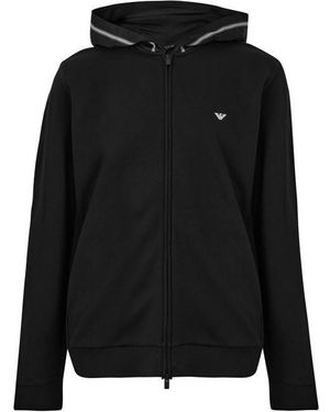 Emporio Armani Emporio Zip Hoody Sn64 - Black
