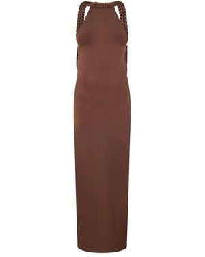 Cult Gaia Cut Out Dress - Brown