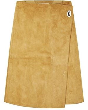 Bottega Veneta Midi Skirt - Yellow