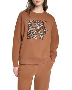 DKNY Leopard Logo Cn Ld64 - Brown