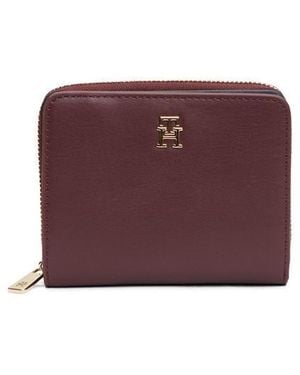 Tommy Hilfiger Icon Medium Zip Around Purse - Purple