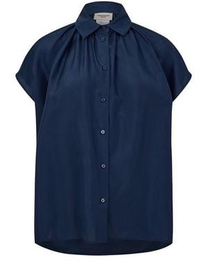 Weekend by Maxmara Weekend Crine Long Sleeve Shirt - Blue