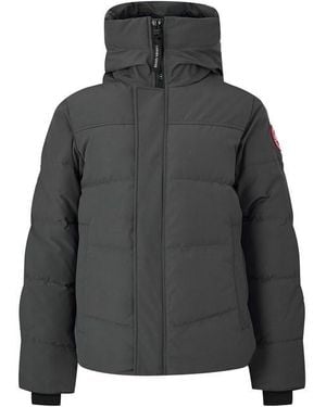 Canada Goose Macmillan Duck Down Hooded Long Sleeve Parka - Black