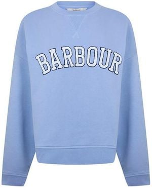 Barbour Silverdale Logo Sweatshirt - Blue