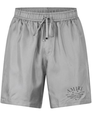 Amiri Art Dstrt Woven Tracksuit Shorts - Red