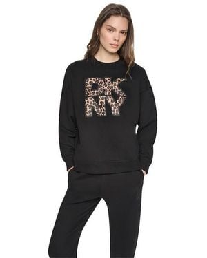 DKNY Leopard Logo Cn Ld64 - Black