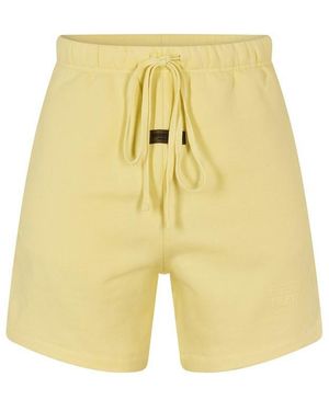 Fear Of God Fleece Jogger Shorts - Yellow