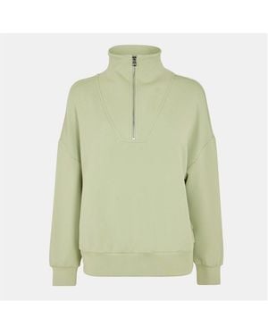 Varley Hawley Half Zip Sweatshirt - Green