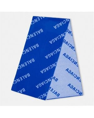 Balenciaga Bal Scarf - Blue