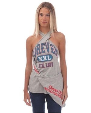 DIESEL T-Zelie Top - Grey