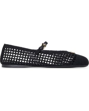 Loewe Petal Brush Sandals 40 - Black