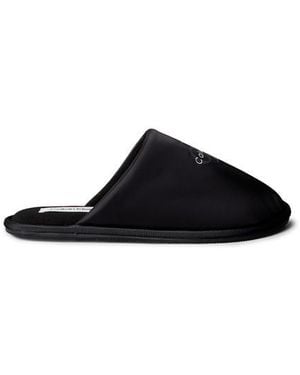 Calvin Klein Ck Mono Mule Slippers - Black