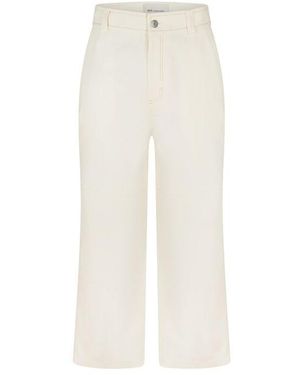 Ami Paris Worker Pant Straight Leg Trousers - White