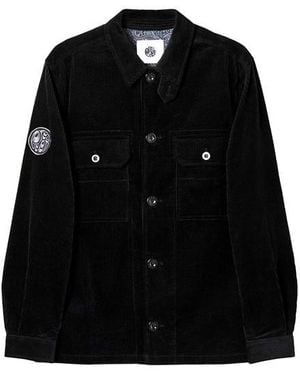 Pretty Green Reed Corduroy Overshirt - Black