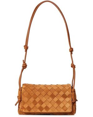 Bottega Veneta Bv Notturno Pouch Ld64 - Brown