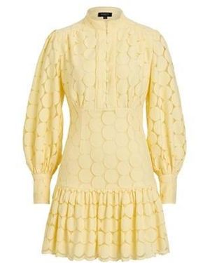 Bardot Remy Spot Mini Shirt Dress - Metallic