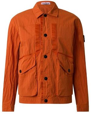 Stone Island Stone Warp Rib Gd Co Sn64 - Orange