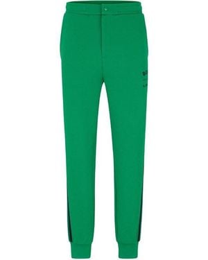 BOSS Hover Aj Closed Hem Fleece Joggers - Green