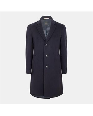 BOSS Hyde Overcoat - Blue