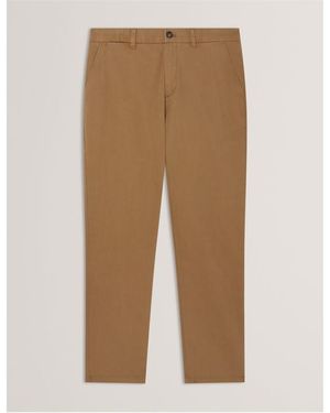 Ted Baker Slim Fit Chinos - Natural