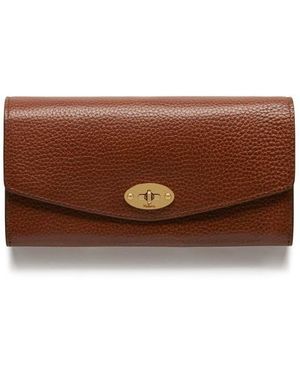 Mulberry Darley Wallet Small Classic Grain - Brown