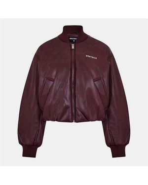 WRSTBHVR Worst B Hega Bomber Jacket - Purple