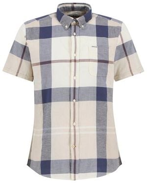 Barbour Douglas Short Sleeve Shirt - Blue