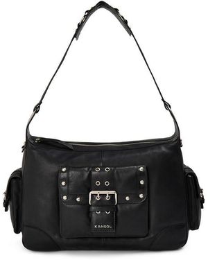 Kangol Midi Utility Shoulder Bag - Black