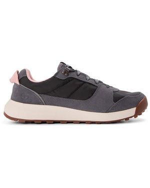 Timberland Retro Swift Low Lace Up Trainer Bla - Blue
