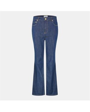 Ganni Flare Bootcut Jeans - Blue