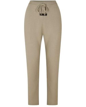 Fear Of God Lounge Trousers Open Hem Fleece Jogging Bottoms - Natural