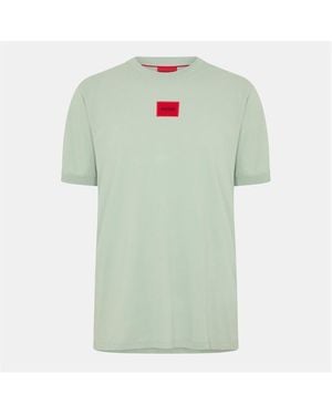 HUGO Diragolino T Shirt - Grey