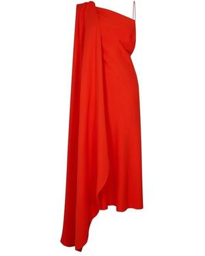 Balenciaga Long Maxi Dress - Red