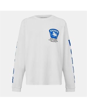 Duke & Dexter Long Sleeve T-Shirt - White