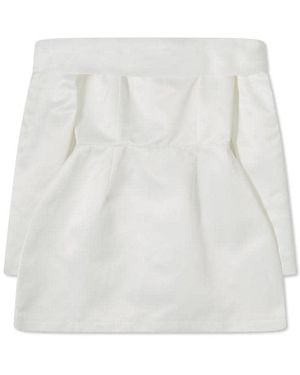Odd Muse Odd Mus Satin Bardot T - White
