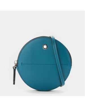 Montblanc Round Case Card Holder - Blue