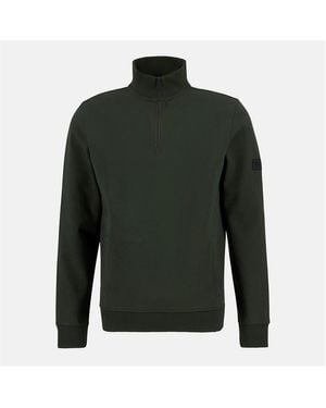 Barbour Ilford Interlock Half-Zip Sweatshirt - Green