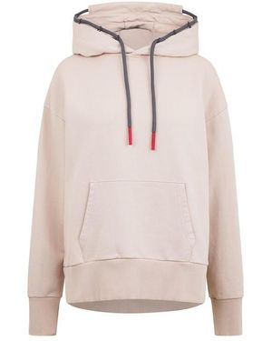 Red Run Core Tracksuit Hoodie - Natural