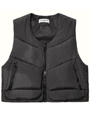 Cole Buxton Down-Insulated Vest - Black