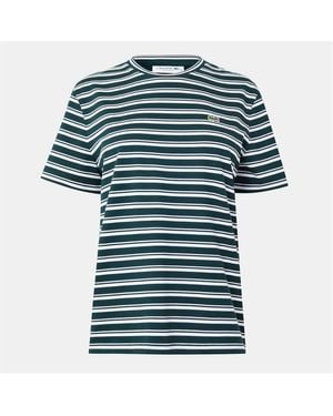 Lacoste Boxy Tee Ld54 - Blue